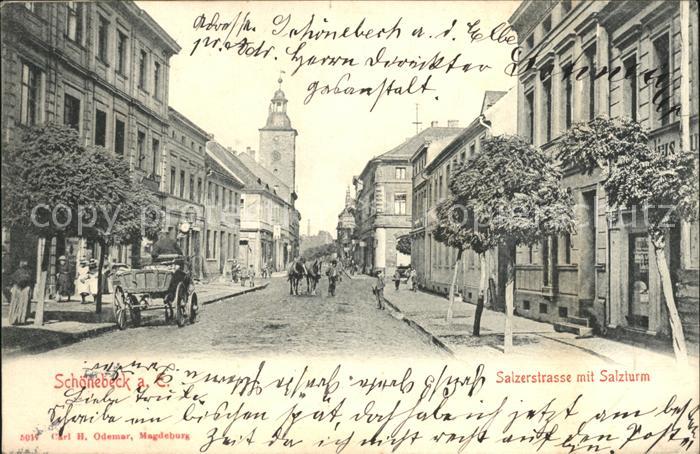 Schoenebeck Elbe Salzerstrasse Salzturm
