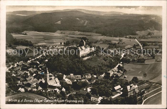 Woerth Donau Fliegeraufnahme