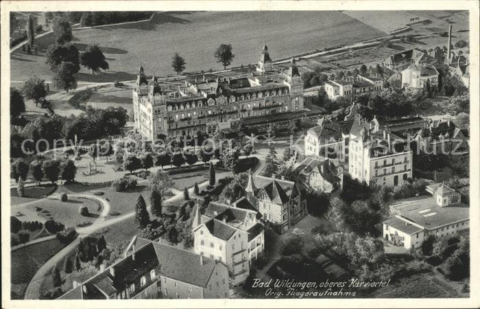 Bad Wildungen Kurviertel Fliegeraufnahme