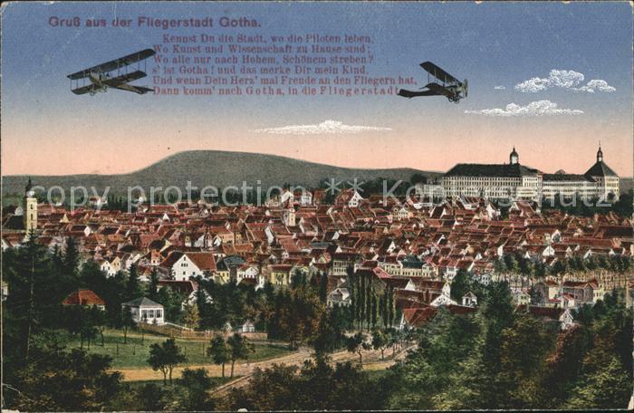 Gotha Thueringen Segelflugzeuge Gedicht