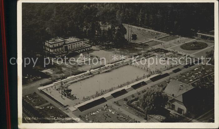 Neu-Isenburg Waldschwimmbad Fliegeraufnahme