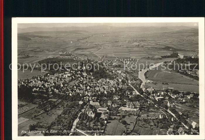 Frankenberg Eder Fliegeraufnahme