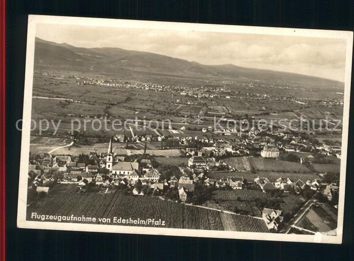 Edesheim Pfalz Fliegeraufnahme