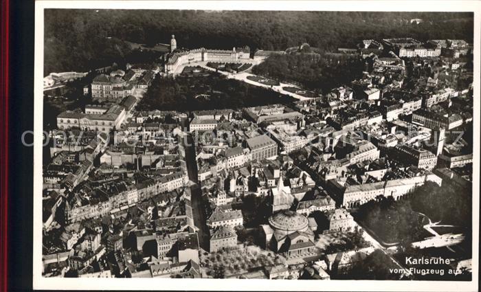 Karlsruhe Fliegeraufnahme