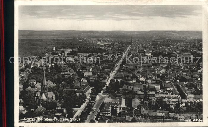 Karlsruhe Fliegeraufnahme