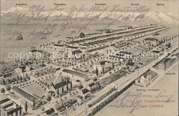 Lager Lechfeld Truppenuebungsplatz Lazarett