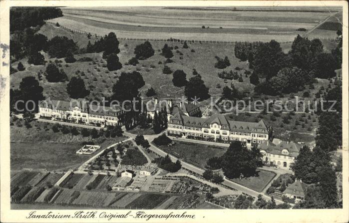 Strueth Mittelfranken Sanatorium Strueth Fliegeraufnahme