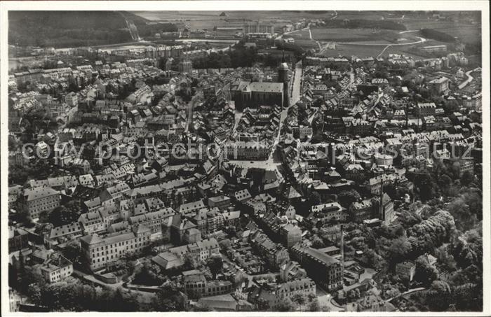 Annaberg-Buchholz Erzgebirge Fliegeraufnahme