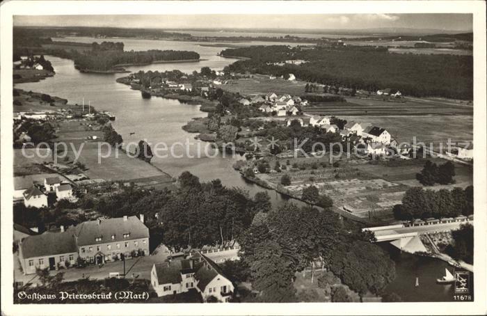 Prieros Gasthaus Prierosbrueck Fliegeraufnahme