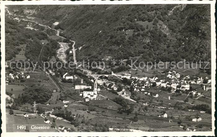 Giornico Fliegeraufnahme
