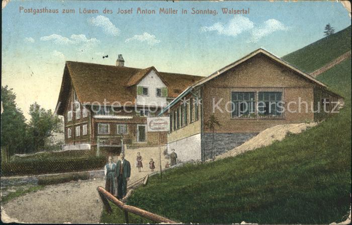 Walsertal Kleinwalsertal Postgasthaus Zum Loewen