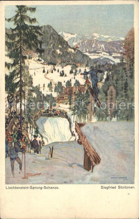 Vaduz Liechtenstein Sprung Schanze