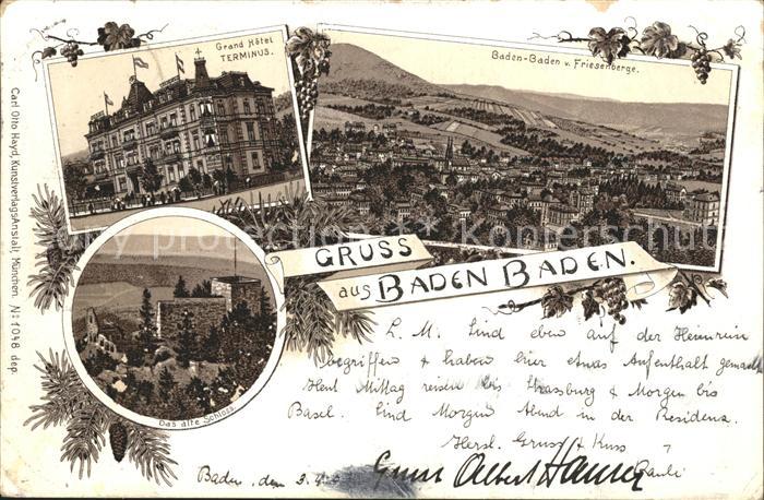 Baden-Baden Grand Hotel Terminus Friesenberge