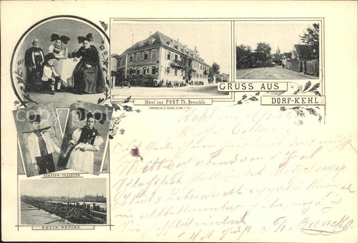 Kehl Rhein Hotel zur Post Rhein- Bruecke