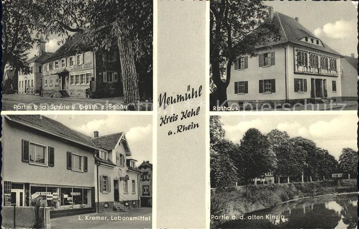 Neumuehl Kehl Rathaus Lebensmittel Kremer alte Kinzig