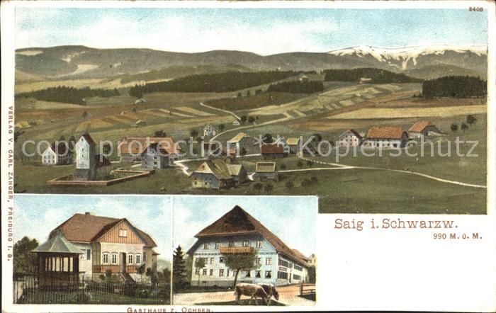 Saig Schwarzwald Gasthaus Zum Ochsen