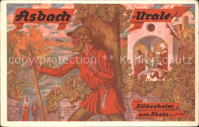 Ruedesheim Rhein Asbach- Uralt