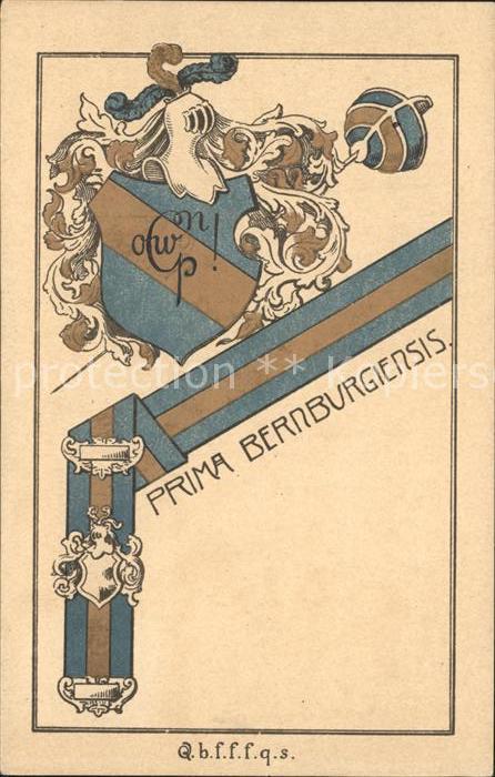 Bernburg Saale Studentika