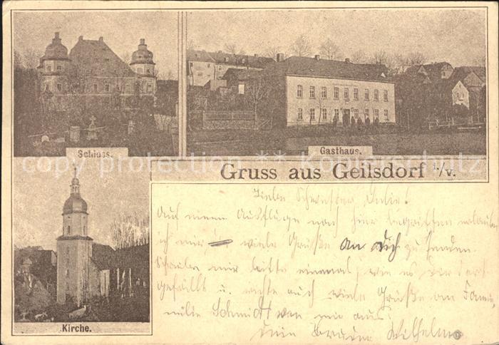 Geilsdorf Vogtland Gasthaus Schloss Kirche