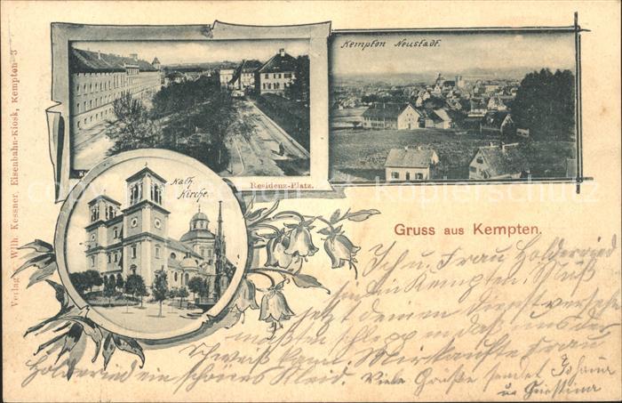 Kempten Allgaeu Katholische Kirche Residenz Platz
