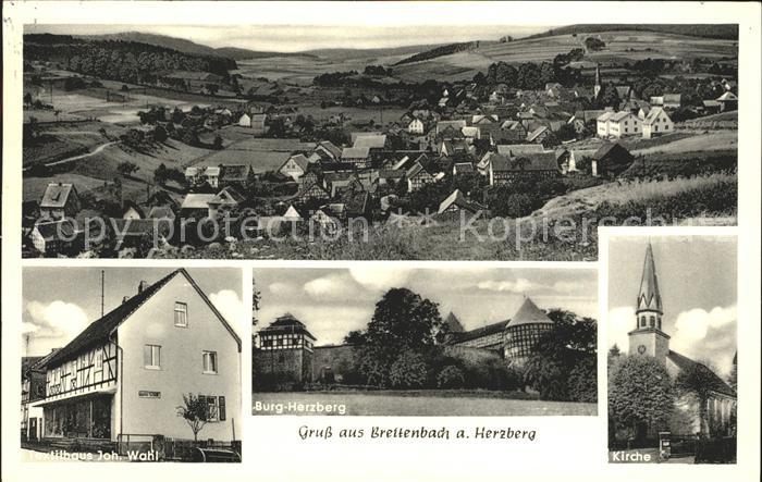 Breitenbach Herzberg Burg Herzberg Kirche Textilhaus Johann Wahl