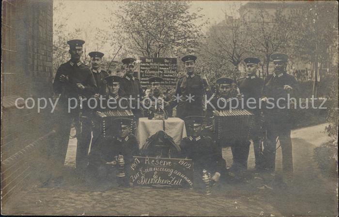 Berlin Reserve Zur Erinnerung an die Burschenzeit 1907- 1909