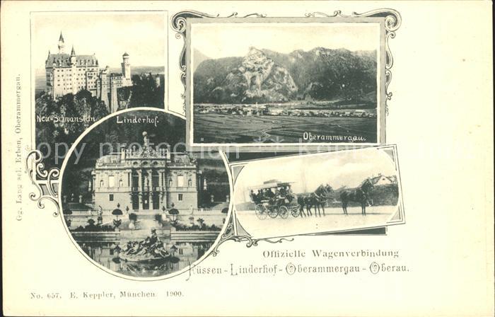 Oberammergau Linderhof Schloss Neuschwanstein