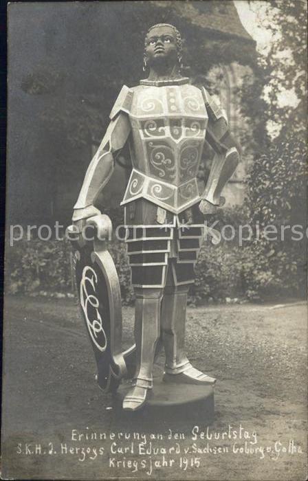 Coburg Geburtstag Carl Eduart von Sachsen Coburg und Gotha 1915