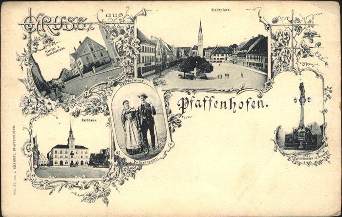 Pfaffenhofen Ilm Stadtplatz Rathaus