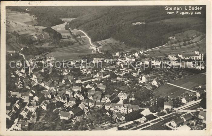 Steinen Wiesental Fliegeraufnahme