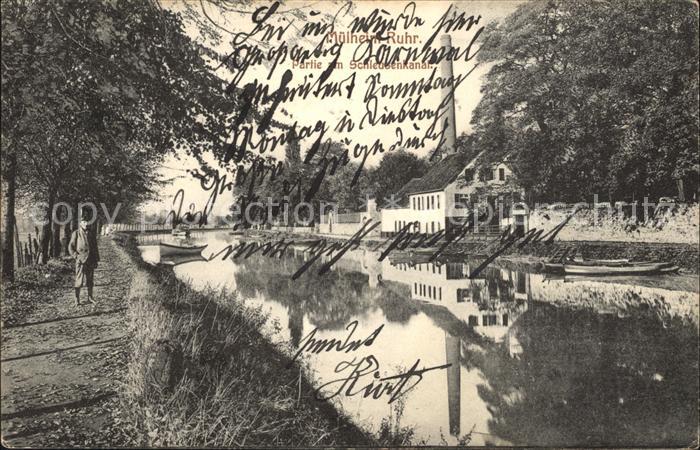 Muelheim Ruhr Schleusenkanal