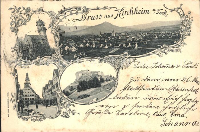 Kirchheim Teck Rathaus Teckturm