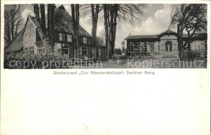 Pansdorf Holstein Restaurant Zur Bismarcksaeule Pariner Berg