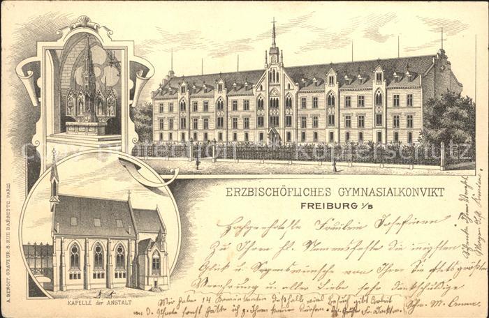 Freiburg Breisgau Erzbischoefliches Gymnasialkonvikt