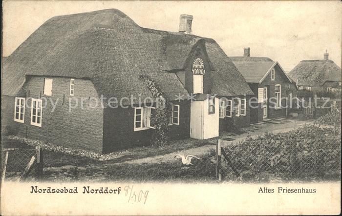 Norddorf Amrum Altes Friesenhaus