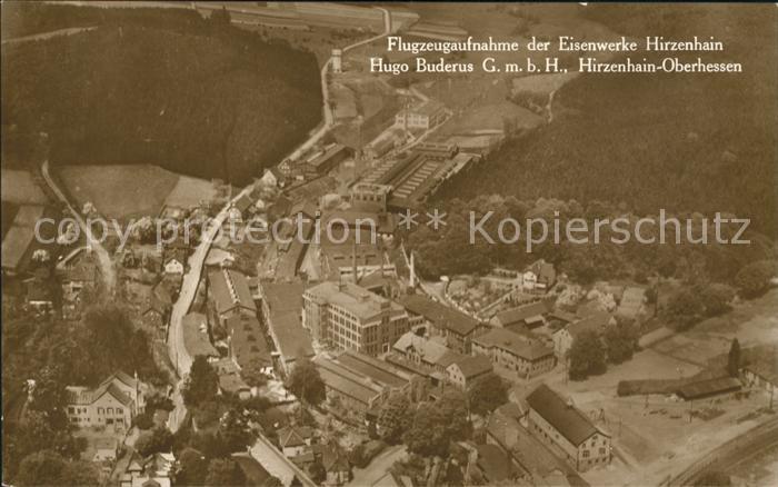 Hirzenhain Wetteraukreis Fliegeraufnahme Eisenwerke