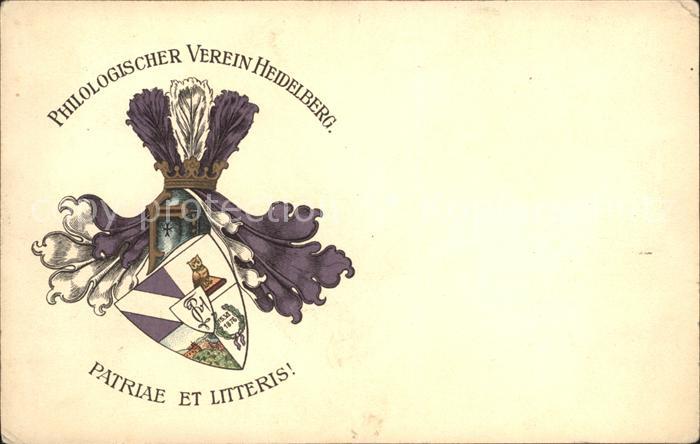Heidelberg Neckar Wappen Philologischer Verein