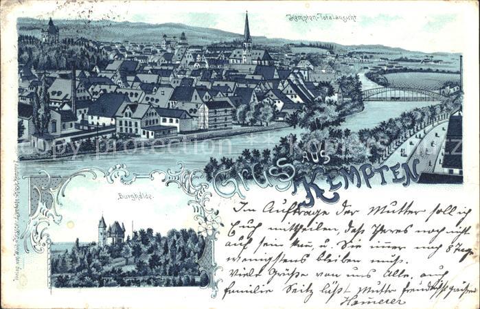 Kempten Allgaeu Burghalde