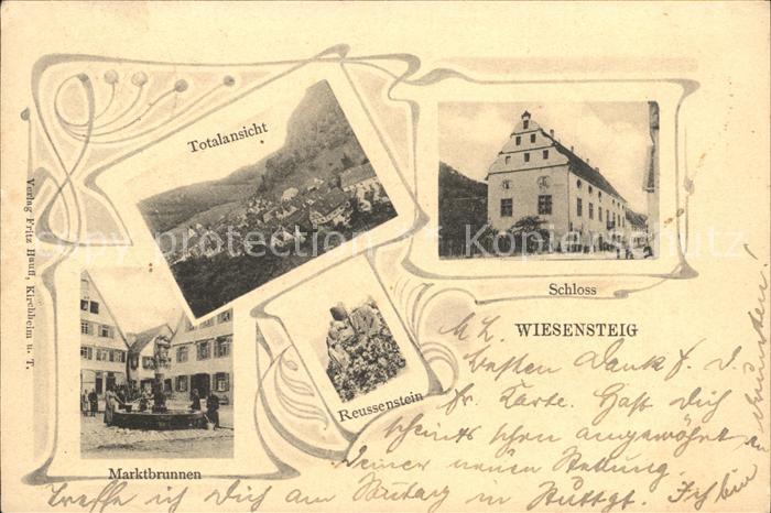 Wiesensteig Schloss Marktbrunnen Reussenstein