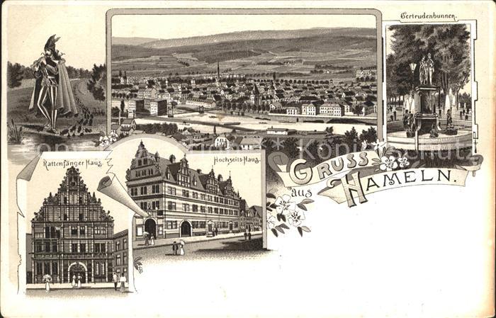 Hameln Weser Rattenfaenger- Haus Hochzeits- Haus