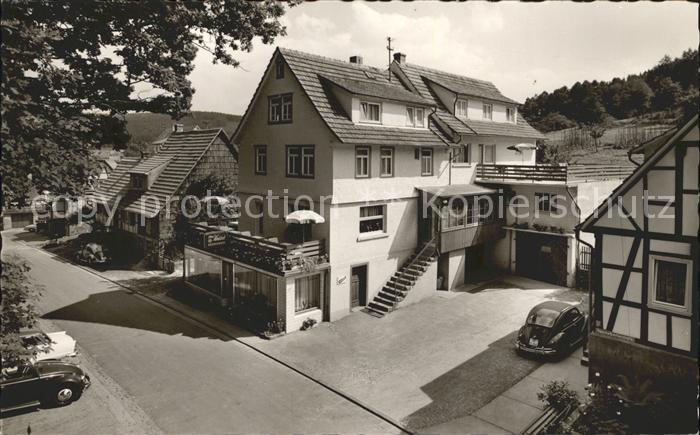 Gras-Ellenbach Cafe Pension Haus Waldeck