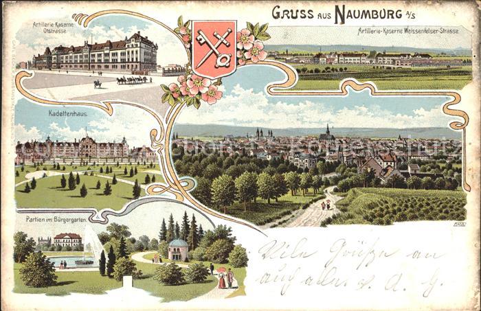 Naumburg Saale Artillerie Kaserne Buergergarten Kadettenhaus