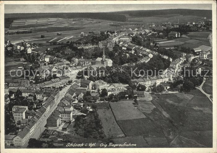Schoeneck Vogtland Fliegeraufnahme