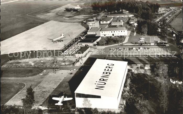 Nuernberg Flughafen Gaststaetten Fliegeraufnahme