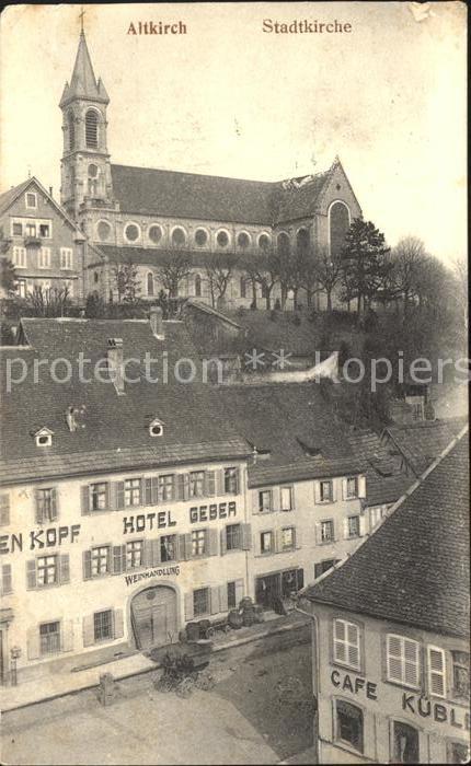 Altkirch Stadtkirche Hotel Geber