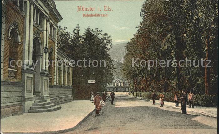 Muenster Elsass Bahnhofstrasse