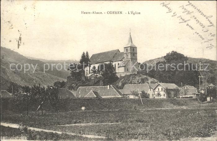 Oderen Haut Rhin L'Eglise