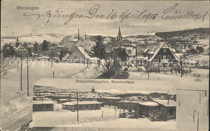 Muensingen Truppenuebungsplatz Barackenlager
