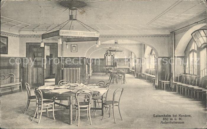 Luisenheim Rehaklinik Malsburg-Marzell Kandern BW Luisenheim Aufendhaltsraum