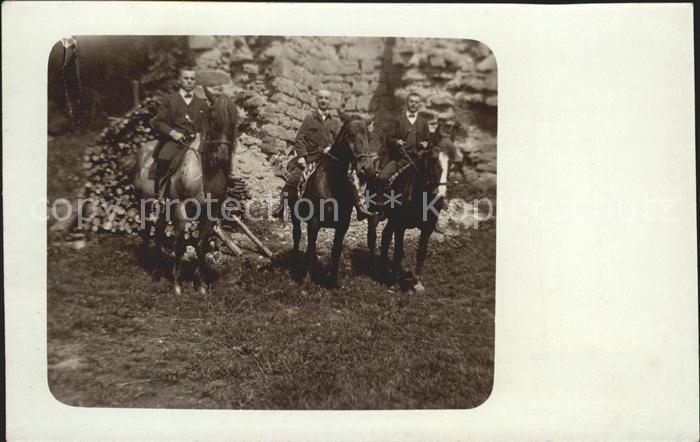 Egenhausen Wuerttemberg Drei Reiter